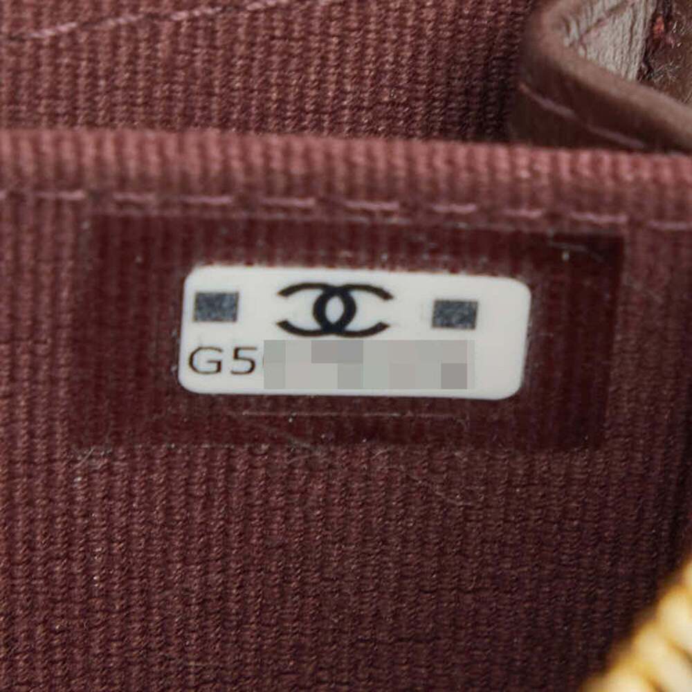 CHANEL Authentic Black Caviar Leather Logo Wallet - Picture 9 of 9